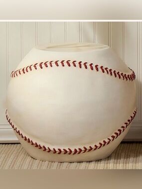 BASEBALL STOOL Cracker Barrel new